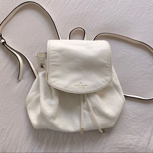 Kate Spade Backpack - off white - used condition
